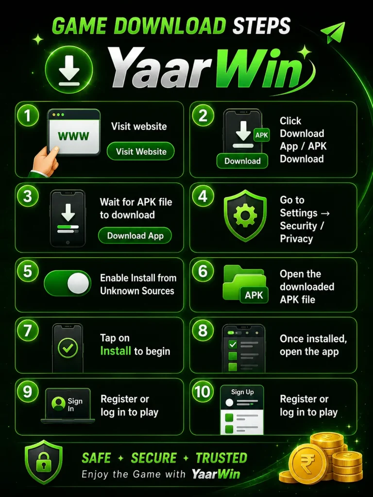 YaarWin Game App